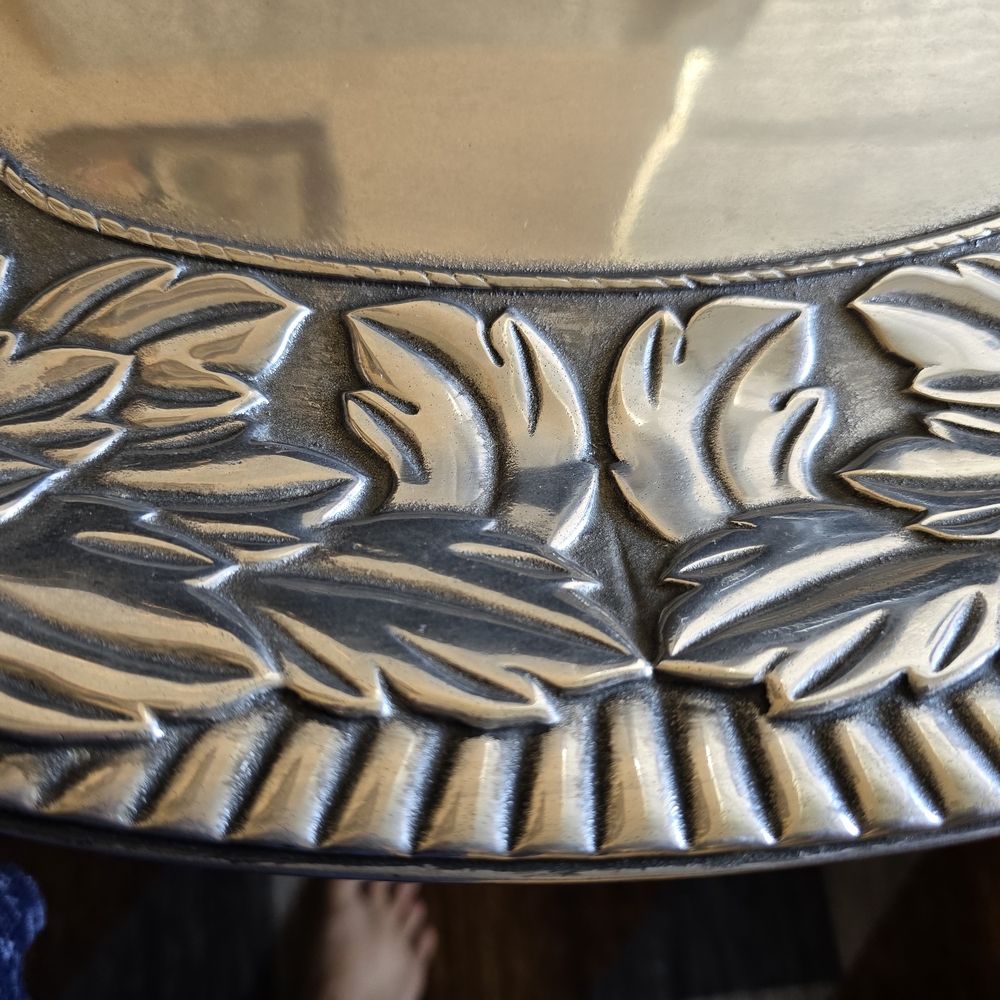 Elegant Silver Decorative Tray Large 19x15 Heavy Wilton Co New - Picture 3 of 7